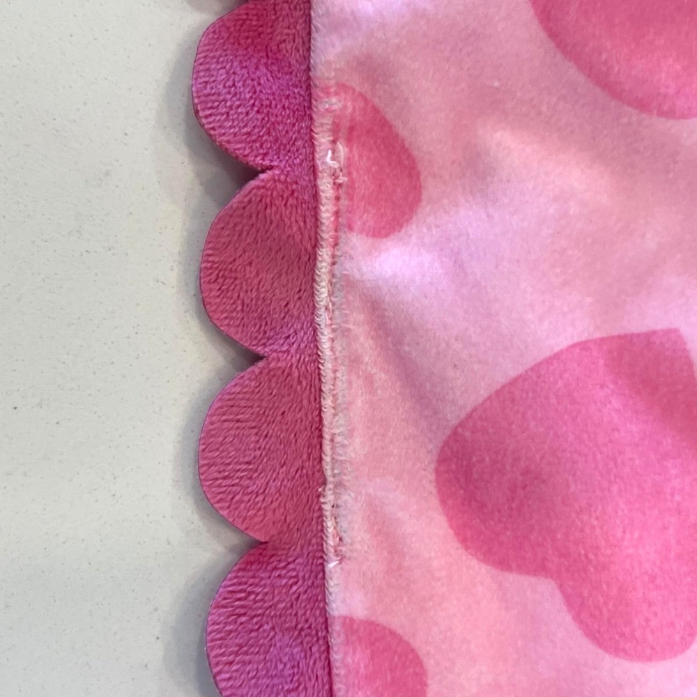 Disney Babies Pink Polka Dot Butterfly Hearts Blanket Lovey Minnie Mouse - Picture 16 of 16